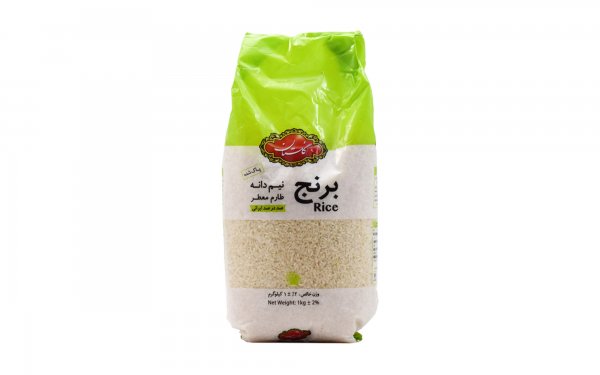 برنج نیم‌دانه طارم معطر صددرصد ایرانی گلستان مقدار 1 کیلوگرم