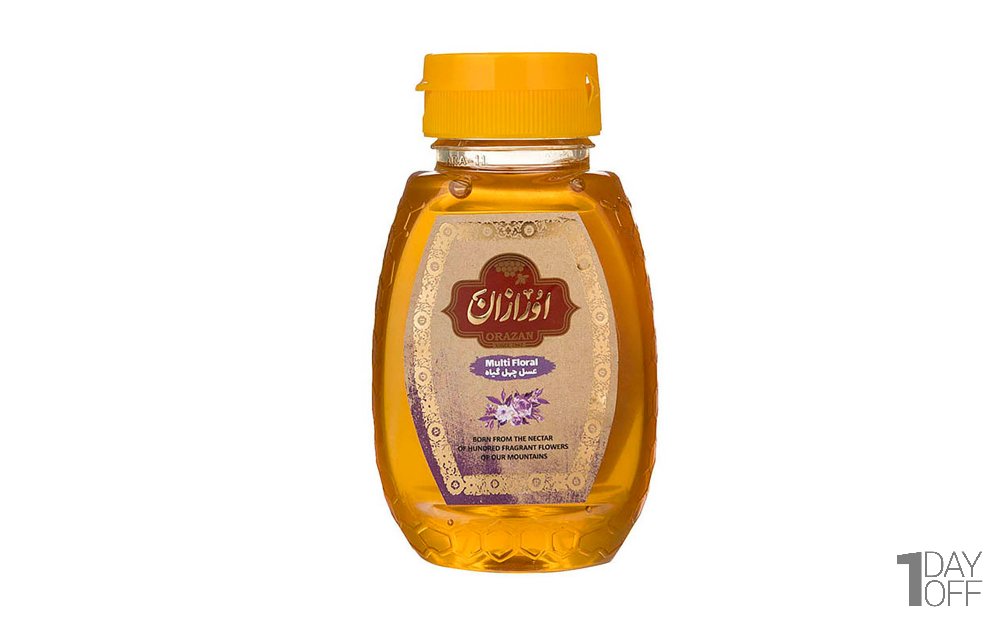 عسل چهل گیاه ارگانیک اورازان مقدار 250 گرم