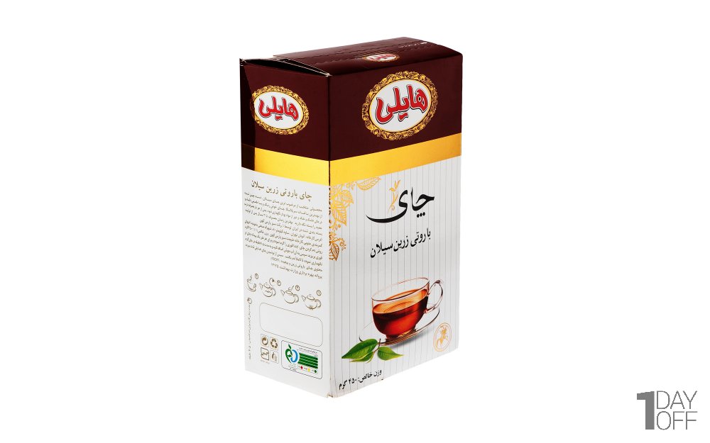 چای باروتی زرین سیلان هایلی مقدار 450 گرم 