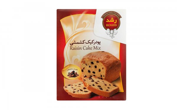 پودر کیک کشمشی رشد مقدار 370 گرم