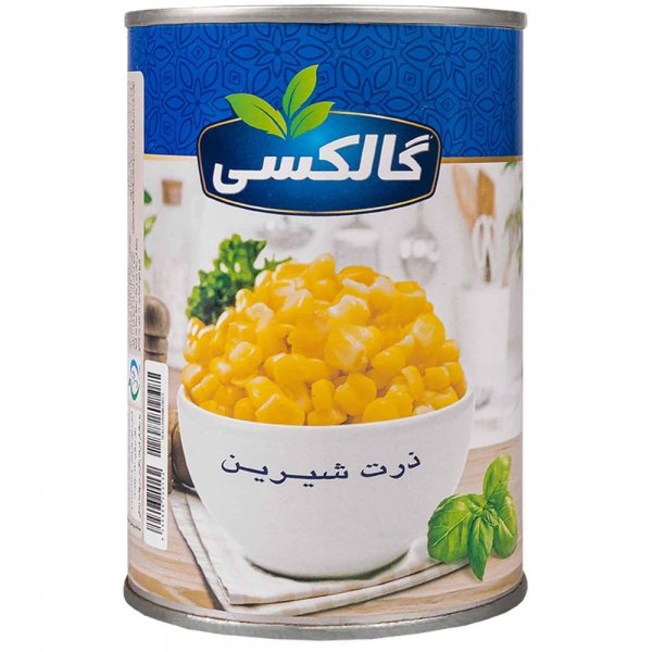 کنسرو ذرت شیرین گالکسی مقدار 420 گرم