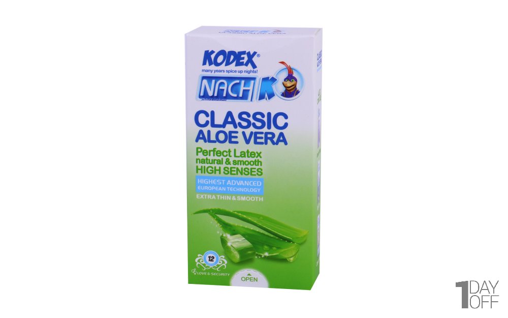 کاندوم ناچ کدکس (NachKodex) مدل Classic Aloe Vera