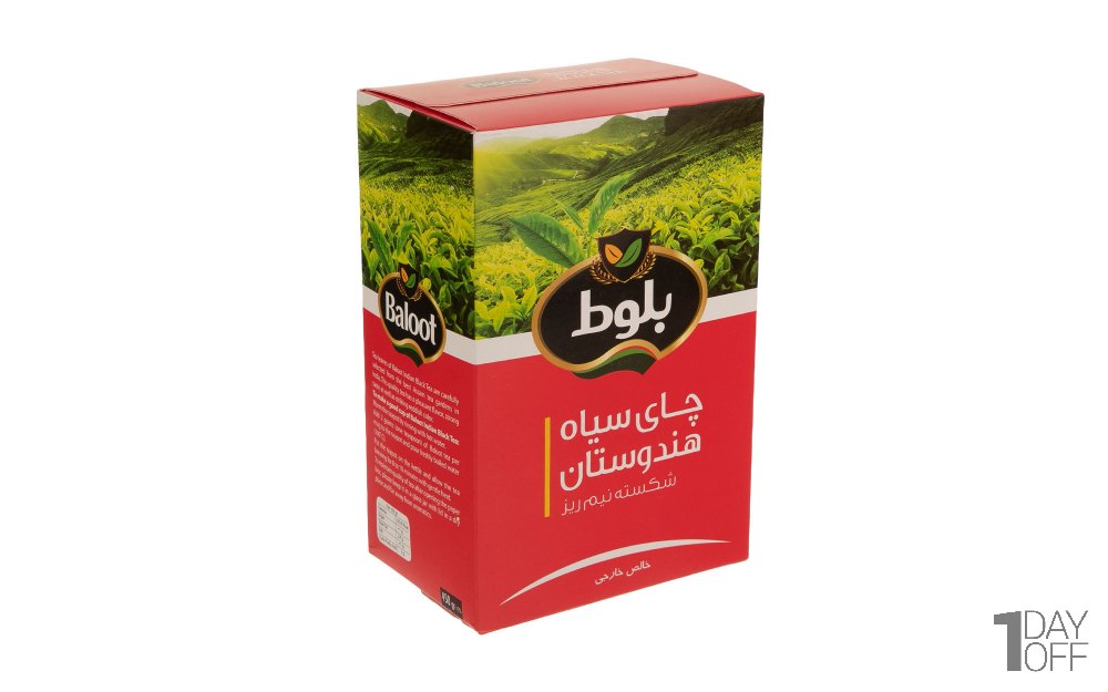 چای سیاه شکسته خارجی هندوستان بلوط مقدار 450 گرم