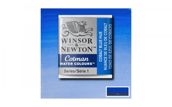 قرص آبرنگ وینزور (Winsor) سری Cotman رنگ COBALT BLUE HUE