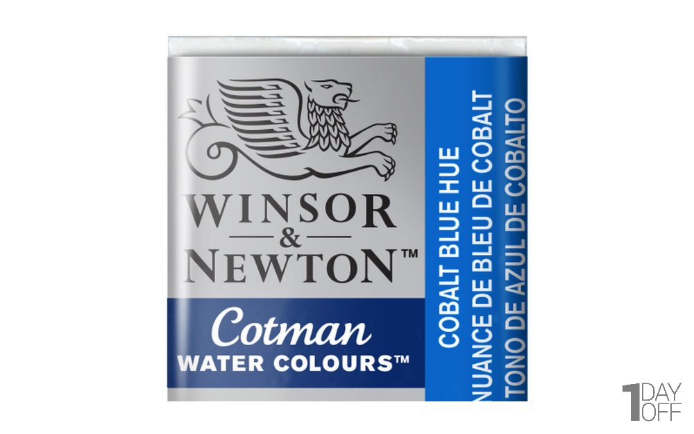 قرص آبرنگ وینزور (Winsor) سری Cotman رنگ COBALT BLUE HUE