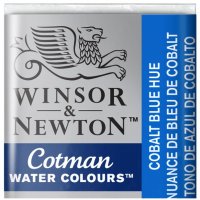 قرص آبرنگ وینزور (Winsor) سری Cotman رنگ COBALT BLUE HUE