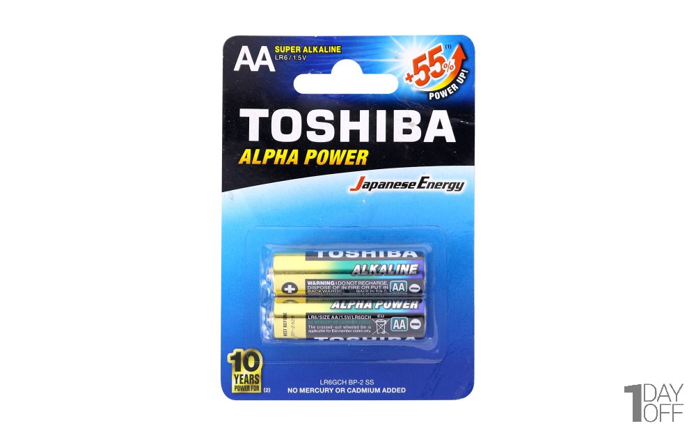 باتری قلمی سوپر آلکالاین توشیبا (Toshiba) مدل ALPHA POWER