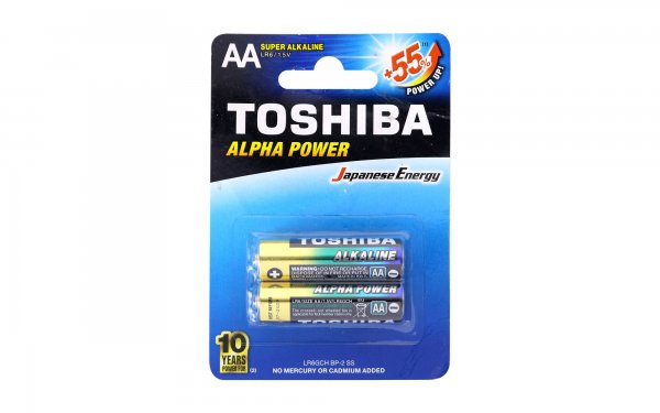 باتری قلمی سوپر آلکالاین توشیبا (Toshiba) مدل ALPHA POWER