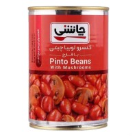 کنسرو لوبیا چیتی با قارچ چاشنی 420 گرم