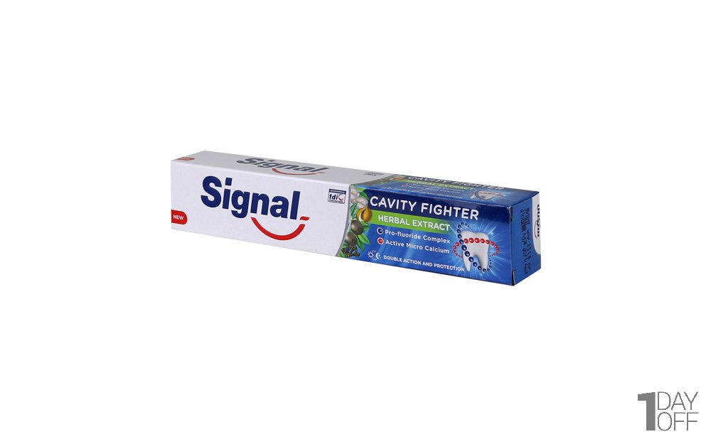 خمیردندان ضد پوسیدگی سیگنال (Signal) مقدار 50 میلی‌لیتر