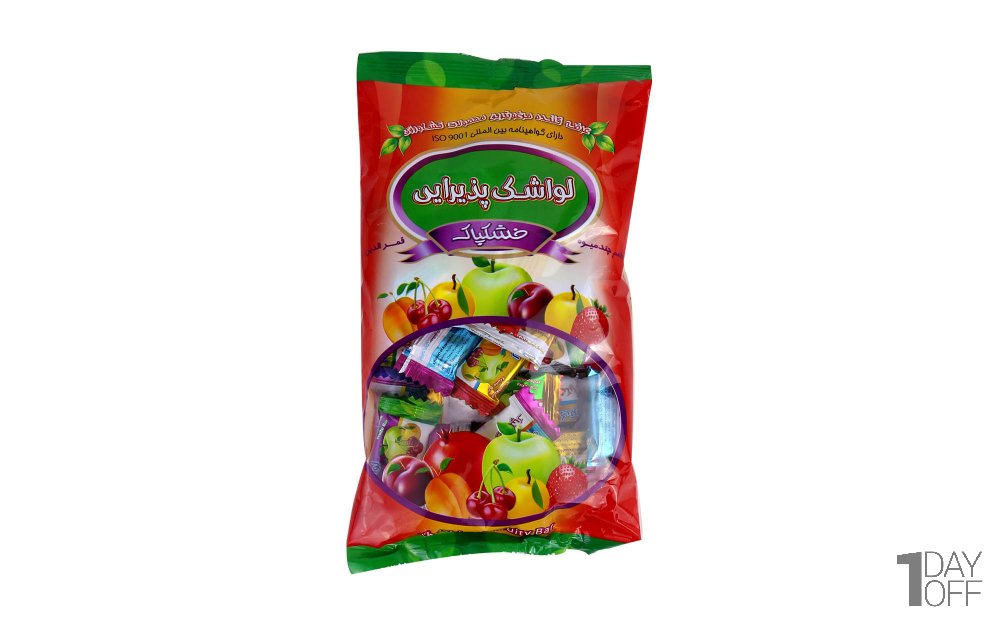 لواشک پذیرایی با طعم چند میوه خشکپاک 