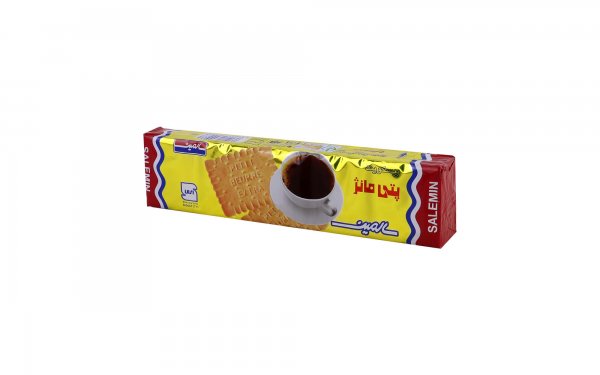 بیسکویت پتی‌مانژ وانیلی سالمین  مقداز 125 گرم