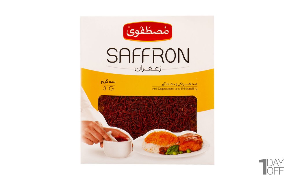 زعفران مصطفوی مقدار 3 گرم