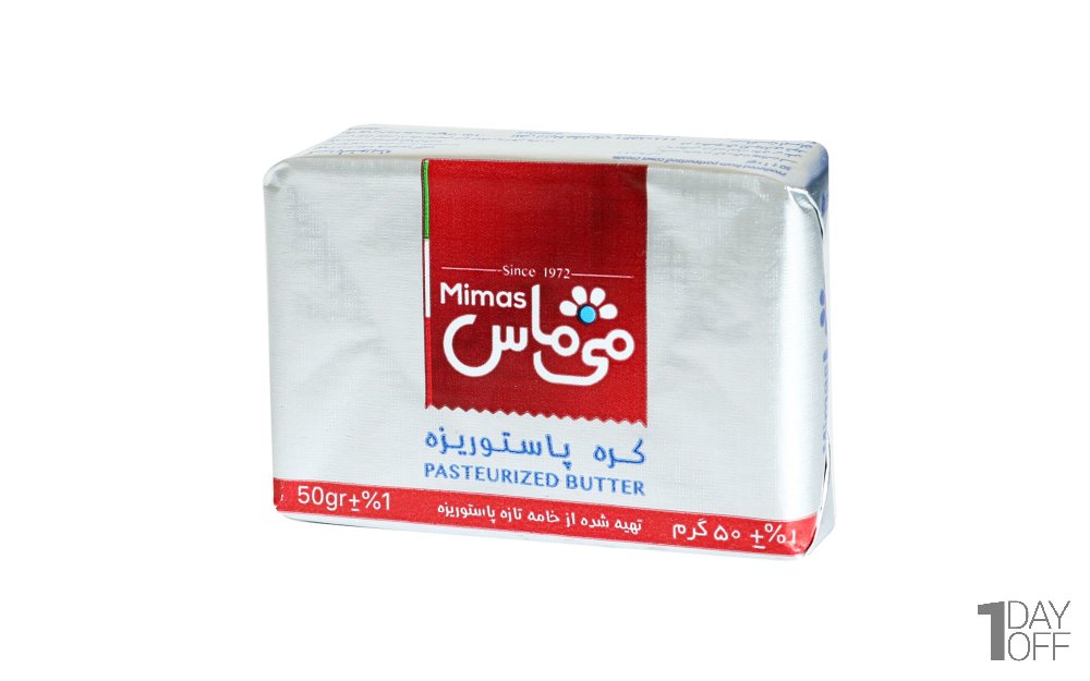کره پاستوریزه می‌ماس مقدار 50 گرم