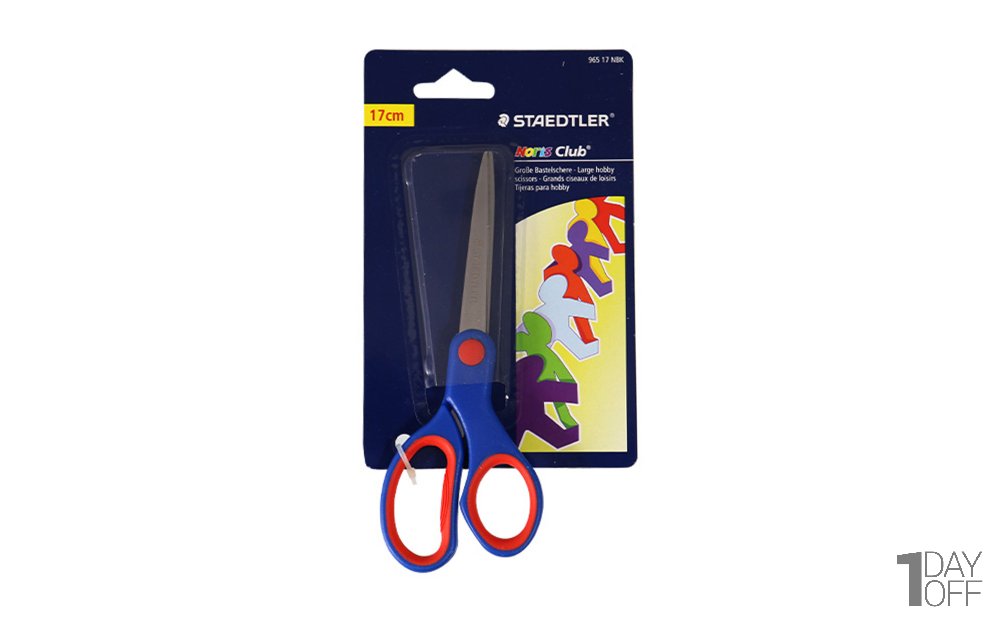 قیچی 14 سانتی‌متری استدلر (Staedtler) مدل Noris Club