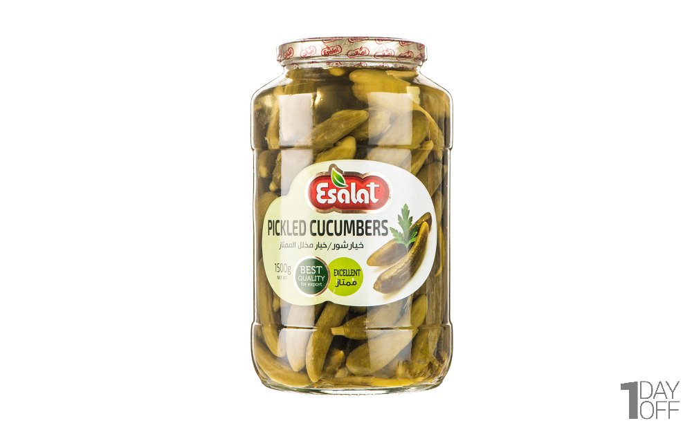 خیارشور ممتاز اصالت مقدار 1500 گرم