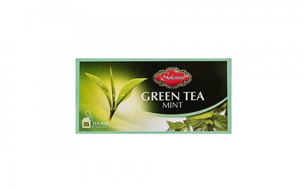 چای سبز کیسه‌ای با طعم نعناع بسته 25 عددی