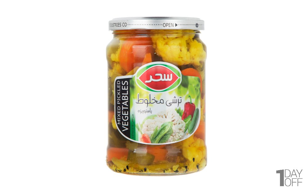 ترشی مخلوط سحر مقدار 650 گرم