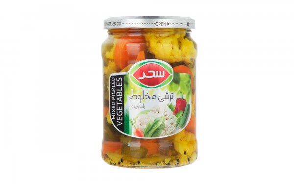 ترشی مخلوط سحر مقدار 650 گرم