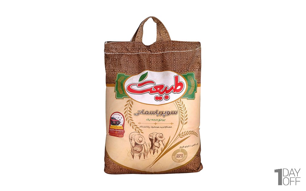 برنج پاکستانی سوپر باسماتی طبیعت مقدار 10 کیلوگرم