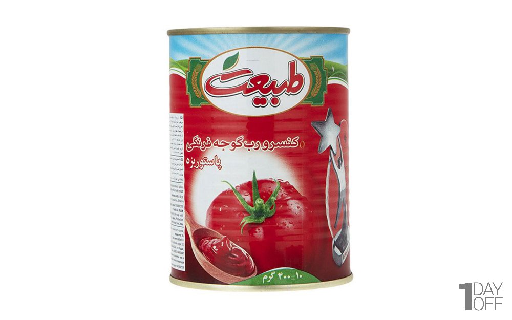 رب گوجه‌فرنگی طبیعت مقدار 400 گرم