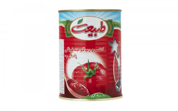رب گوجه‌فرنگی طبیعت مقدار 400 گرم