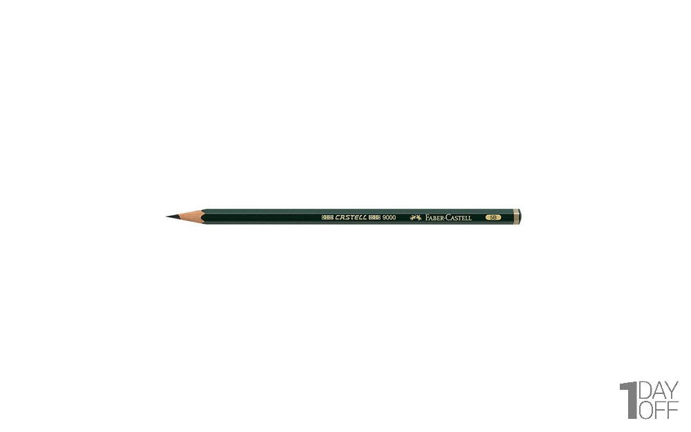 مداد مشکی فابر کاستل (Faber Castell) مدل 9000 نوع 5B