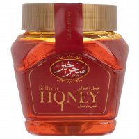 عسل زعفرانی سحرخیز مقدار 450 گرم