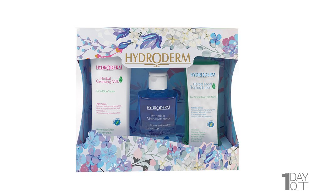 پک پاک‌کننده آرایشی مدل Herbal Extracts هیدرودرم 