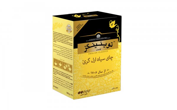چای سیاه ارل‌گری توینینگز مقدار 100 گرم