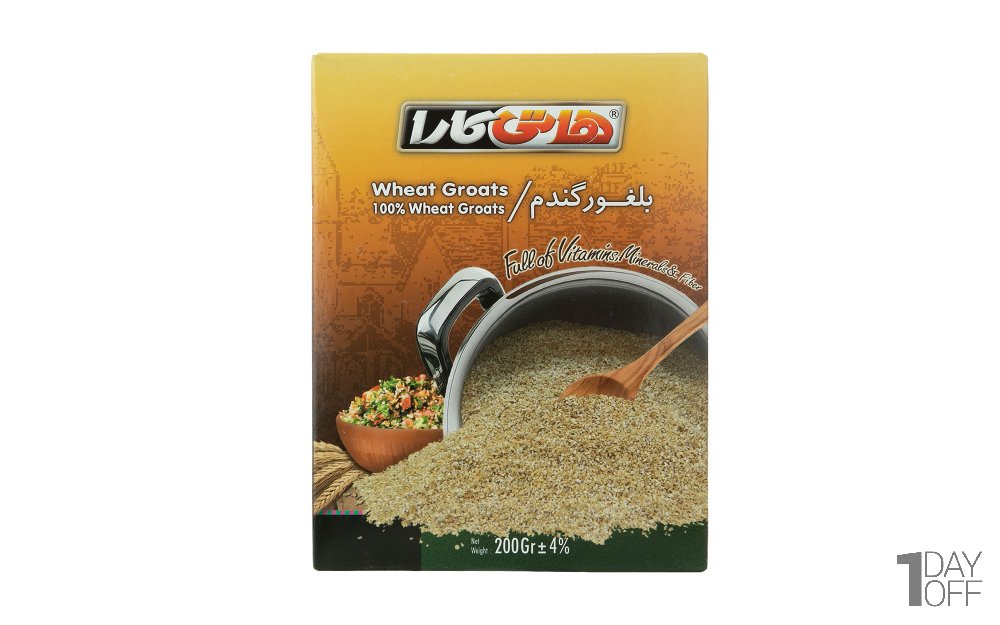 بلغور گندم هاتی‌کارا گلستان مقدار 200 گرم  