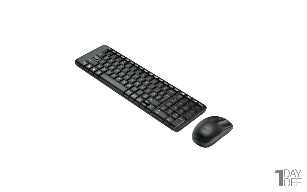 موس و کیبرد بی‌سیم لاجیتک مدل MK220 با ضمانت 24 ماهه الماس رایان ایرانیان