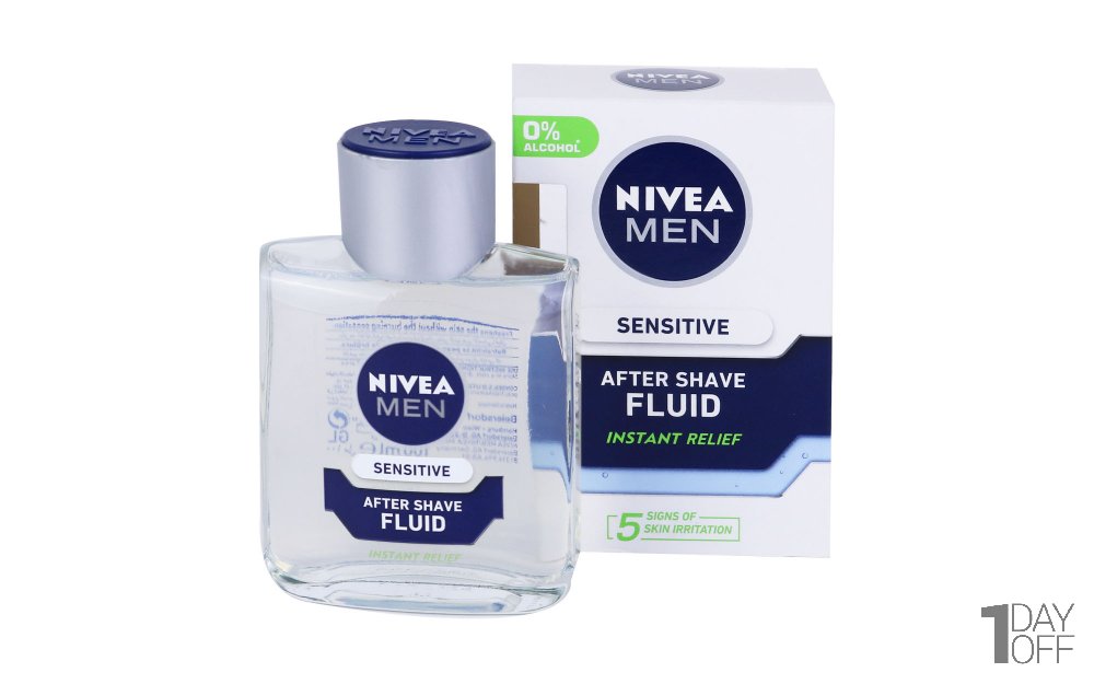 افترشیو 100 میلی‌لیتری نیوآ من (Nivea Men) سری Fluid مدل Sensitive