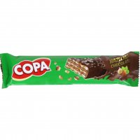 ویفر کاکائویی با کرم فندقی کوپا 40 گرم