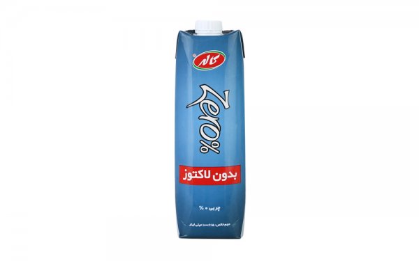 شیر بدون لاکتوز زیرو با چربی صفر درصد کاله مقدار 1 لیتر