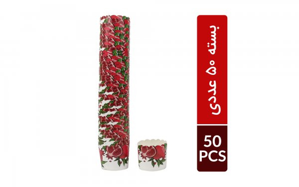 کپسول کاپ‌کیک و مافین یلدا طرح انار 