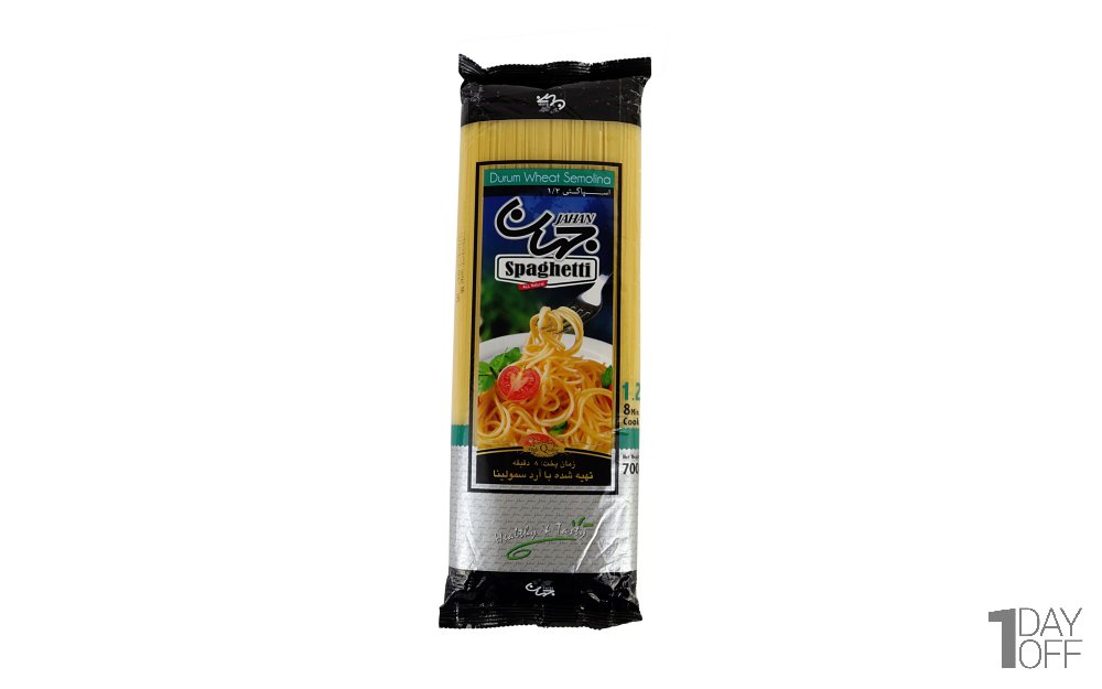 اسپاگتی با ضخامت 1.2 جهان مقدار 700 گرم 