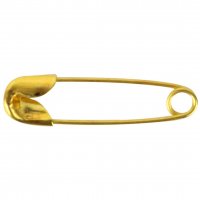 سنجاق قفلی کوچک بسته 50 گرمی طلایی