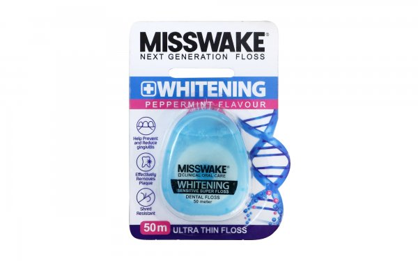 نخ‌دندان Whitening میسویک مقدار 50 متر