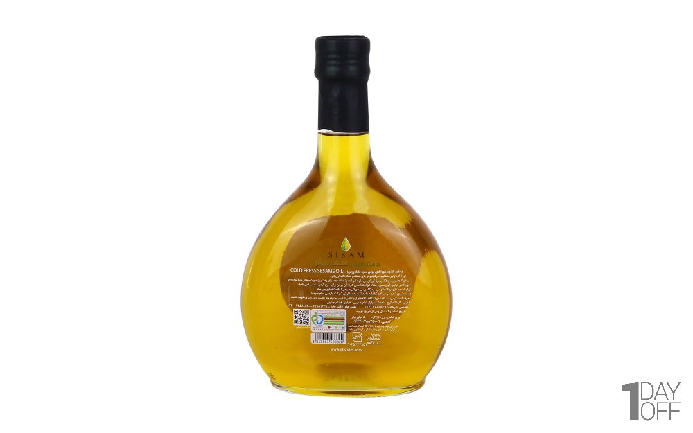 روغن کنجد پرس سرد سی‌سام مقدار 500 میلی‌لیتر 