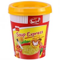 سوپ اکسپرس لیوانی با طعم مرغ و ورمیشل الیت مقدار 35 گرم