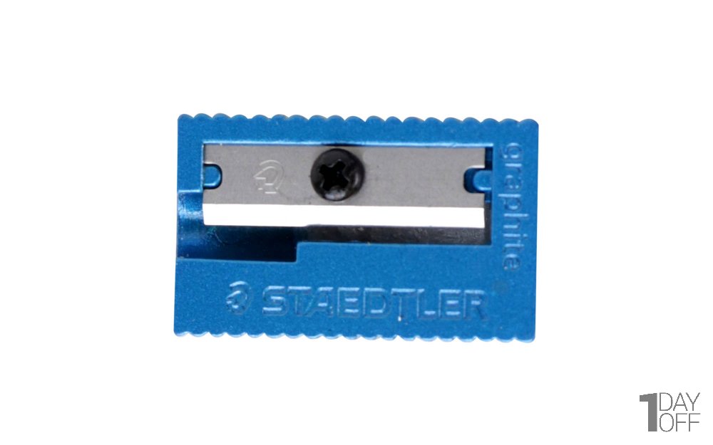 تراش استدلر (Staedtler) مدل Graphite نوع فلزی رنگ آبی