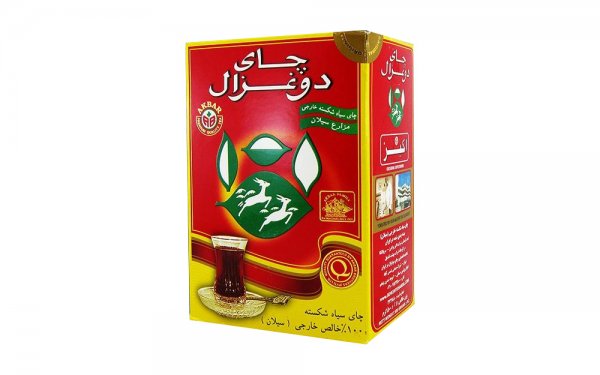 چای سیاه شکسته دوغزال مقدار 500 گرم