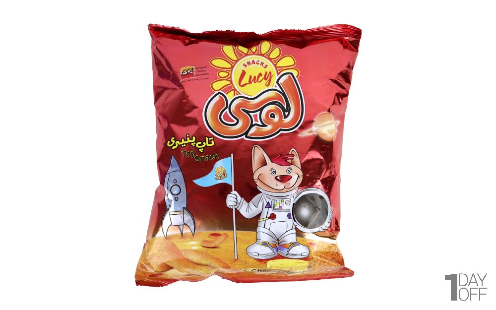 اسنک تاپ پنیری لوسی مقدار 145 گرم