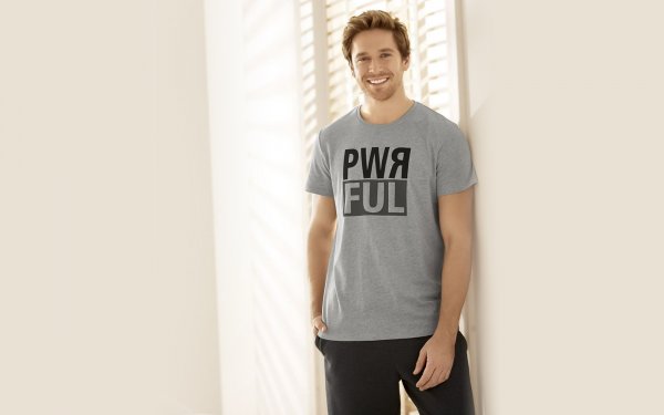 تیشرت خاکستری لیورجی (Livergy) مدل Pwr ful