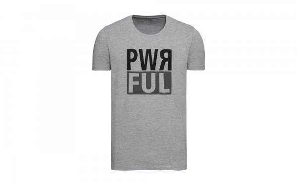تیشرت خاکستری لیورجی (Livergy) مدل Pwr ful
